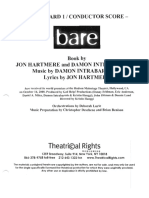 Bare A Pop Opera Score PDF