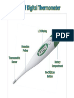 Parts of Digital Thermometer