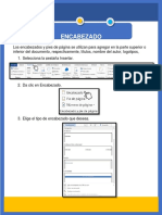 Encabezado y Pie de Paginas