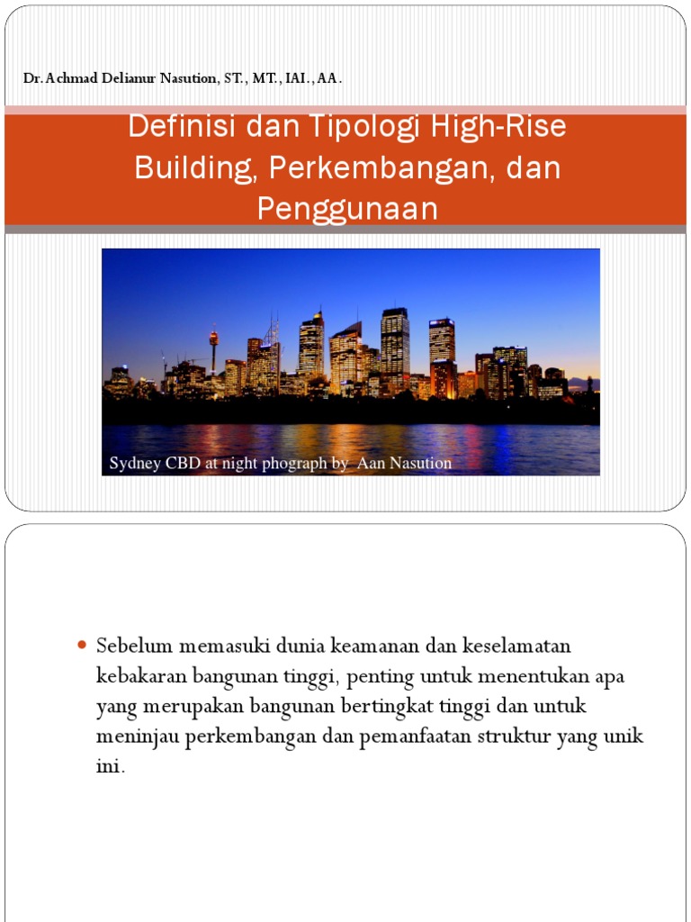 Definisi dan Perkembangan High-Rise | PDF