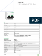 Product data sheet for C120H 80A circuit breaker