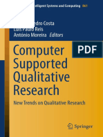 Costa, António Pedro, Luís Paulo Reis, António Moreira. 2019. (Advances in Intelligent Systems and Computing 861) Computer Supported Qualitative Research - New Trends On Qualitative Research-Springer
