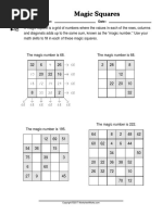 WorksheetWorks Magic Squares 1 PDF