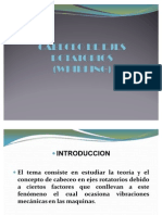 Teoría del cabeceo de ejes rotatorios debido a factores como desbalance, amortiguamiento e histéresis