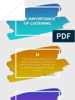 Listening Is Importance