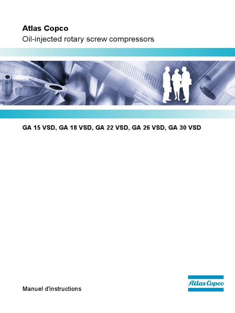 Manuel D Utilisation Compresseur Atlas Copco Pdf Atlas Copco Manual GA 30 French - 1 | PDF | Condensation | Tuyau
