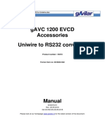 Gavc 1200 Uniwire To RS232