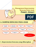 Kep Disaster KLP 5 Managemen Bencana Pada Anak