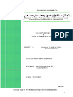 Module 10 Reglage Et Mise Au Point Dun Detendeur TFCC Ofppt PDF
