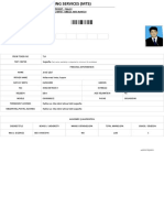 MTS - Application Form Print