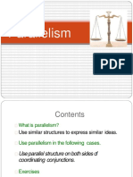 Parallelism in Writing: Use Similar Structures to Express Similar Ideas