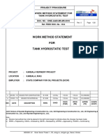 WMS For Tank Hydrostatic Test - Rev.0