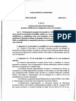 Proiect de lege privind asumarea raspunderii pe Ordonanta 114