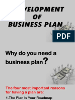 Development of Business Plan