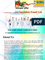 Clinical Nurse Specialists Email List