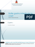 Bolile Gastro-Intestinale La Copii