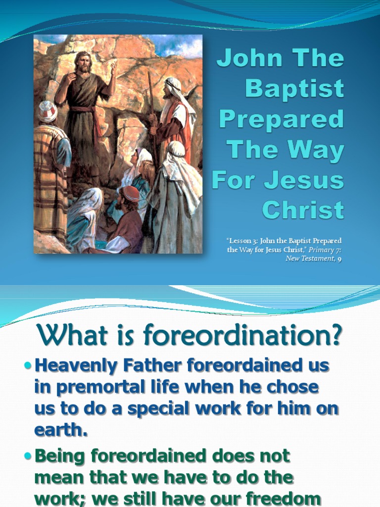 7-3 John The Baptist Prepared The Way For Jesus | Download Free PDF ...
