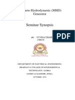 MHD Generator, Seminar Yuvraj