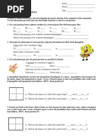 Bikini Bottom Genetics