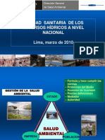 3.Calidad Sanitaria de Los r.h. a Nivel Nacional-digesa-Isaac Lavado