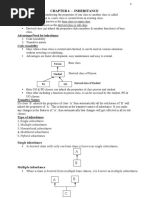 Chapter - 6 Inheritance CBSE CLASS 2019-20 C++ NOTES (OLD)