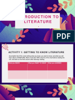 Introduction To Literature