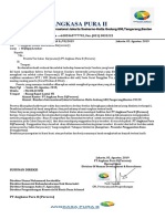 Surat Panggilan Test Calon Karyawan (I) PT ANGKASA PURA II (Persero)