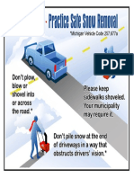 Safe Snow Removal Graphic