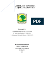 Makalah Perilaku Konsumen Tania