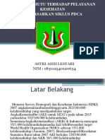 Penilaian Mutu Terhadap Pelayanan Kesehatan Astry