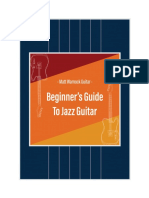 Beginners Guide to Jazz Guitar Video Course PDF