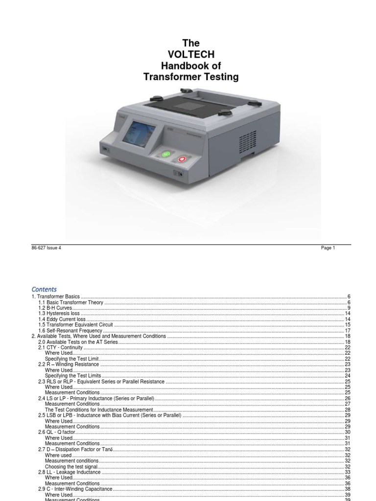 Transformer Handbook PDF Transformer Inductor