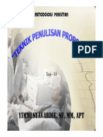 Teknik Penulisan Proposal PDF
