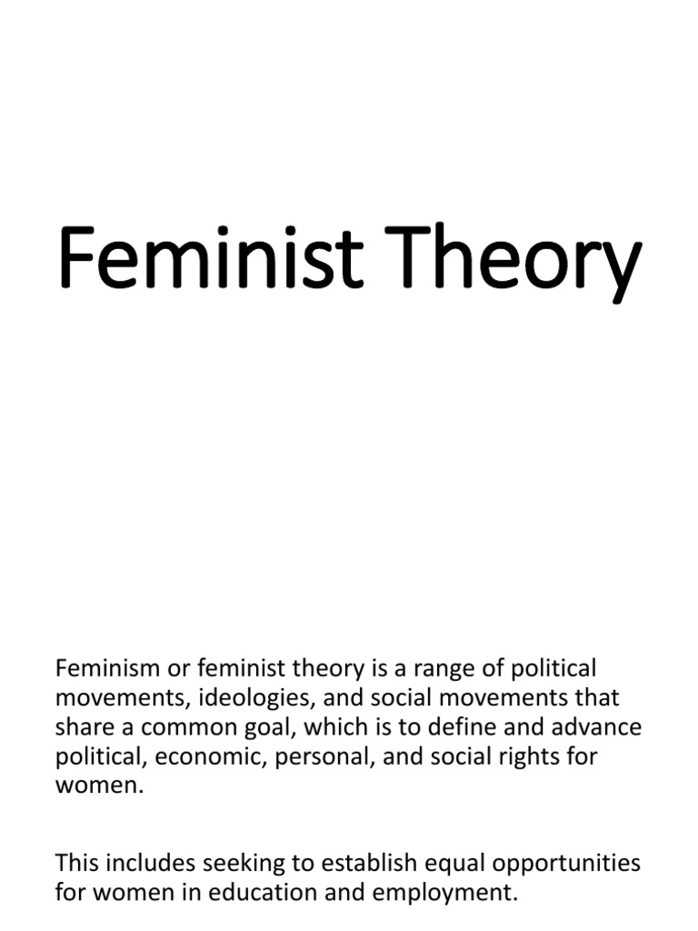 Overview of Feminist Theory | PDF | Feminism | Gender Studies