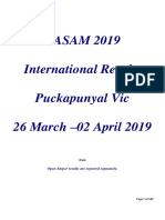 International Results Aasam 2019 PDF
