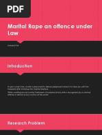 Marital Rape An Offence Under Law