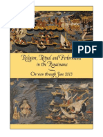 Religion Ritual and Performance in The Renaissance Teacher Resource Packet