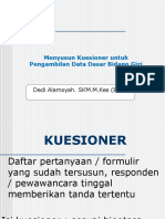 Menyusun Kuesioner untuk Pengambilan Data Dasar Bidang Gizi (40/40