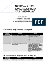 Functional Requirement Instagram