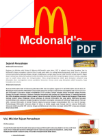 Sejarah dan Visi Misi McDonald's Indonesia