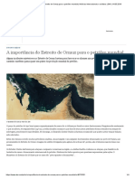 A Importância Do Estreito de Ormuz Para o Petróleo Mundial _ Notícias Internacionais e Análises _ DW _ 14.05.2019