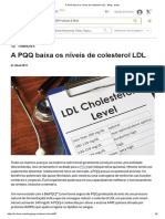 A PQQ Baixa Os Níveis de Colesterol LDL PDF