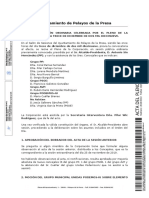 Acta del pleno ordinario del  13 de diciembre de 2019