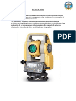 Estación total: instrumento topográfico electro-óptico