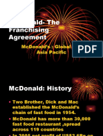 Mcdonald-The Franchising Agreement: Mcdonald'S: Global and Asia Pacific
