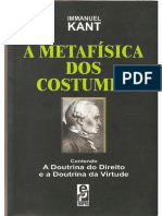 Kant - A Metafísica Dos Costumes PDF