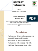 Presentasi Laporan Kasus Thalassemia