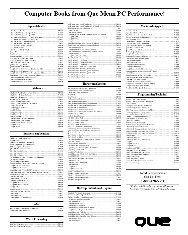 IBM Press Computer Book Listings | PDF | Macintosh | Ibm Pc Compatibles