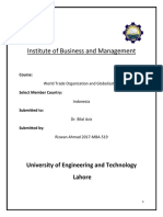 World Trade Organization Report According With Thailand