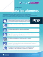 Poster - Realizacion de Examenes Aviso para Los Alumnos